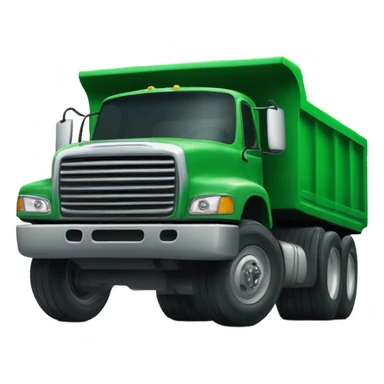Green truck  sticker