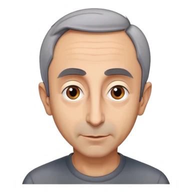 portrait of Eric Zemmour, neutral expression sticker