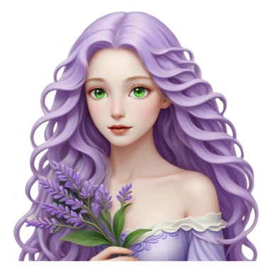 Cinematic Realistic Rapunzel Portrait, with porcelain-like skin featuring a subtle, natural glow, illuminated by soft lighting that brings out the gentle contours of her face. Her long, golden blonde hair cascades in detailed waves, each strand highlighted with a radiant shimmer as it catches the light. She playfully holds a flower in one hand, her other hand resting casually in her lap, with a warm and spirited expression. Her bright, expressive green eyes exude curiosity and warmth, framed by delicate lashes and soft, arched brows. She is dressed in her classic lavender and pink gown, the fabric textured with delicate folds that flow naturally, catching the light with a soft, radiant glow. The portrait captures a luminous, enchanting aura, seamlessly blending realism with a whimsical, fairytale charm, evoking a timeless sense of beauty and magic. sticker