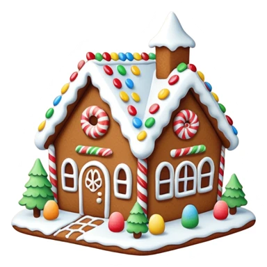 Gingerbread house sticker