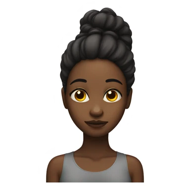 black girl side eye  sticker