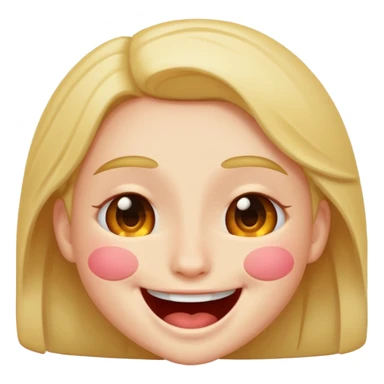 Giggle blush sticker