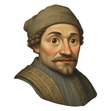 Russian man 16th century sticker