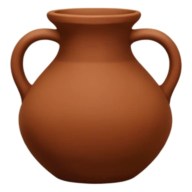 realistic clay pottery sticker