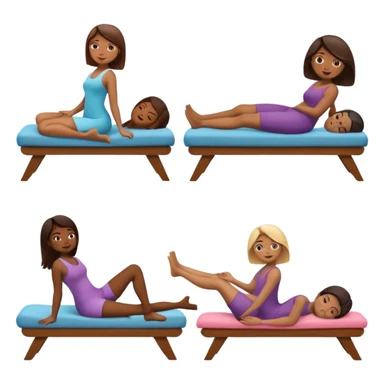 craeate me a series of emojis for those excersises:

Nose
Sit
Lay down
Spin
Focus
Drop
Walk next to me sticker