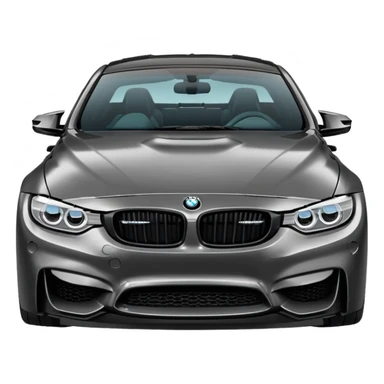 BMW M4 emoji fully modified sticker