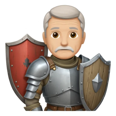 Kalkan Taşıyan eski asker sticker