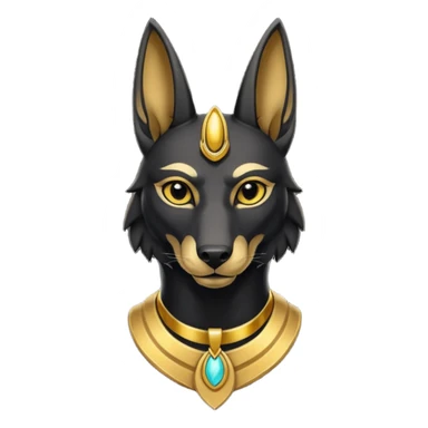 Black-furred Anubis sticker
