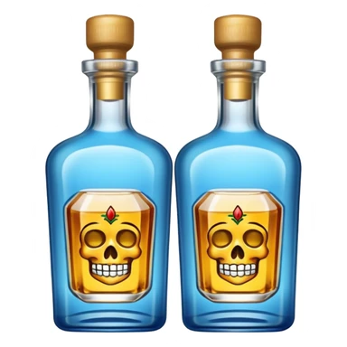 Bottle tequila Azul sticker