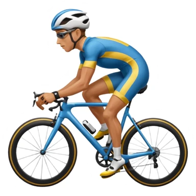 cyclist Athlete in Action sticker