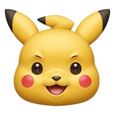 pikachu face emoji sticker