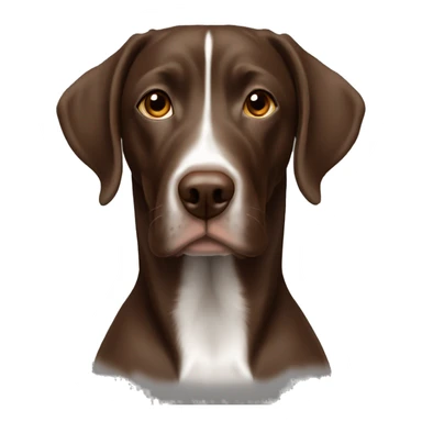 Brown gsp with ticking sticker