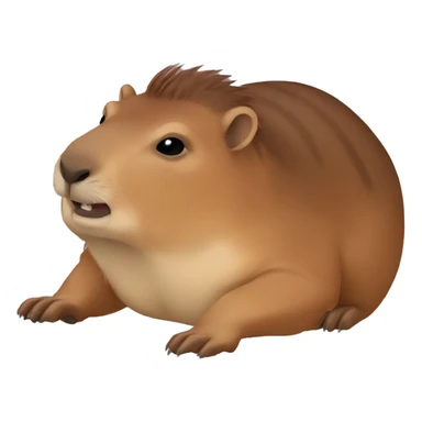 Capibara sacando el dedo sticker