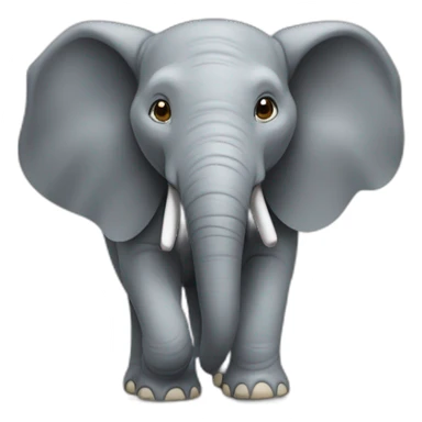 Éléphants sur une souris sticker