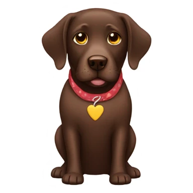 Chocolate lab wearing pajamas sticker