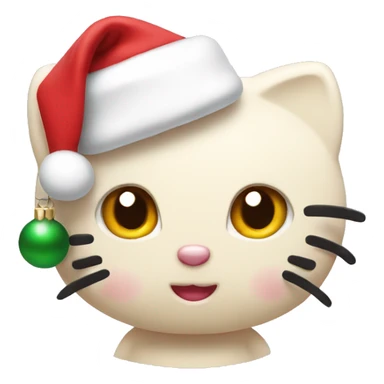 Christmas hello kitty sticker