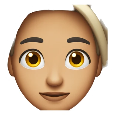 One eyebrow raise emoji sticker