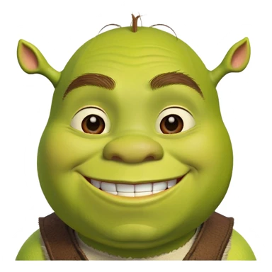 Crée un emoji Shrek  sticker