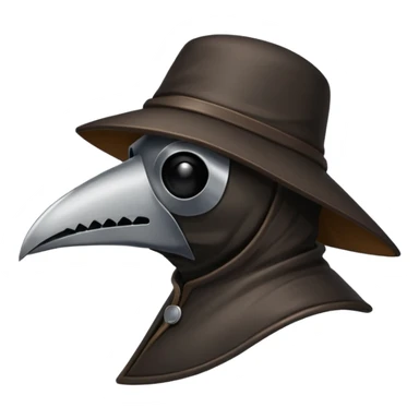 plague doctor beak sticker