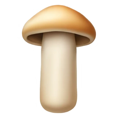 Long skin colored cylinder with a mushroom on top sticker