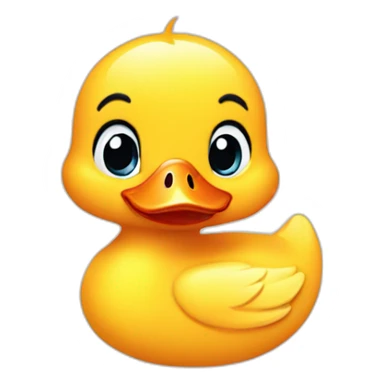 cute baby duck sticker