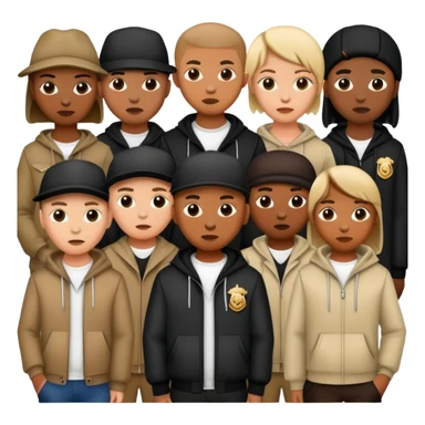 1 million gang members sticker