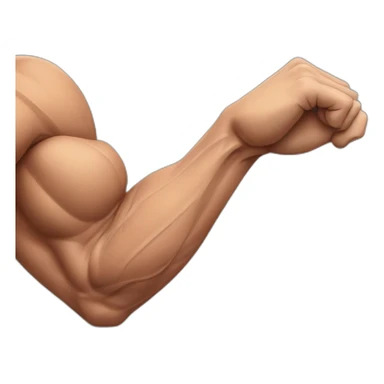 muscle imbalance in the arms sticker