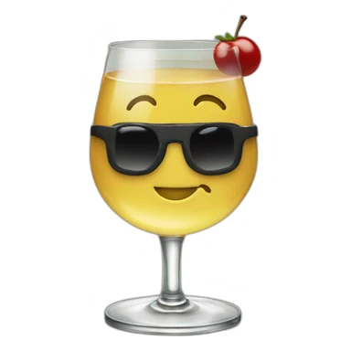 Leonardo Di Caprio movie The Great Gatsby with a glass of martini sticker