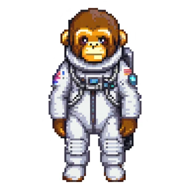 ape in a spacesuit sticker
