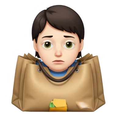 Face with Bags Under Eyes Emoji sticker