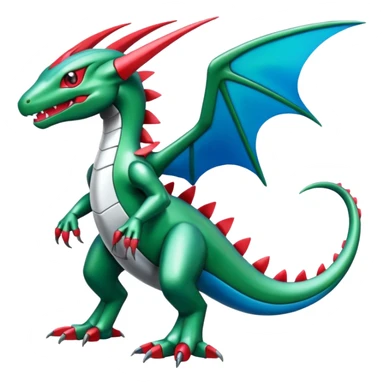  Cool Shiny Digimon-Fakemon-Grovyle-Salamence-Flygon-Mecha full body sticker