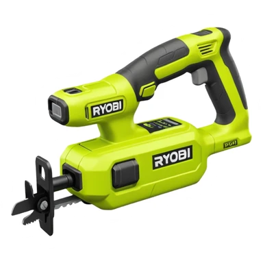 RYOBI ONE+ 18V Cordless Reciprocating saw battery  sticker