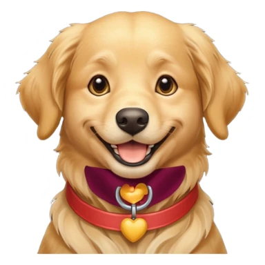dog taking selfie sticker
