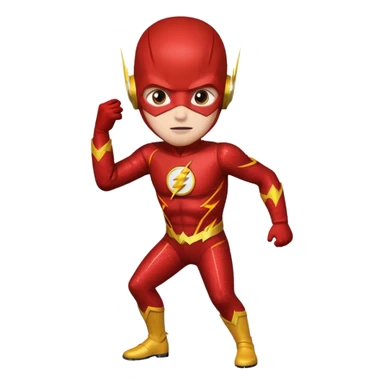 The Flash with Sequin Outfit sticker