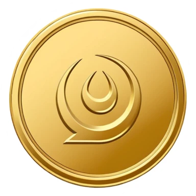 Minimal line-art icon of a coin with a small halal Arabic checkmark (حلال) symbol beside it, clean modern style, simple outlines, straight angle, no background, transparent, represents “halal income / halal money sticker