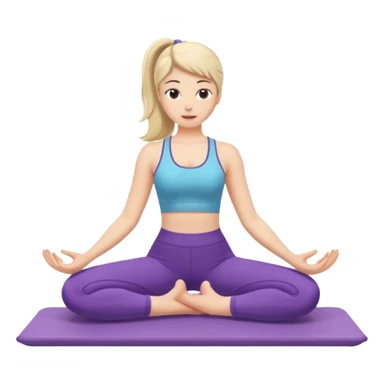 pilates girl  sticker