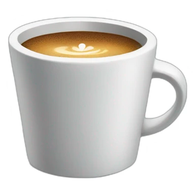 a cup of coffee with a pack of cigarettes by its side sticker