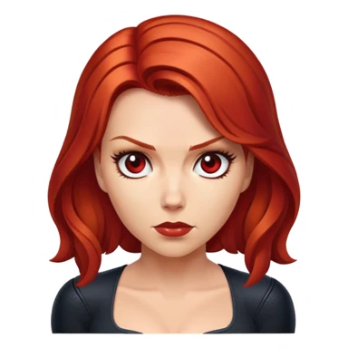 Black Widow Marvel character sticker