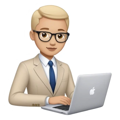 real estate agent with laptop sticker