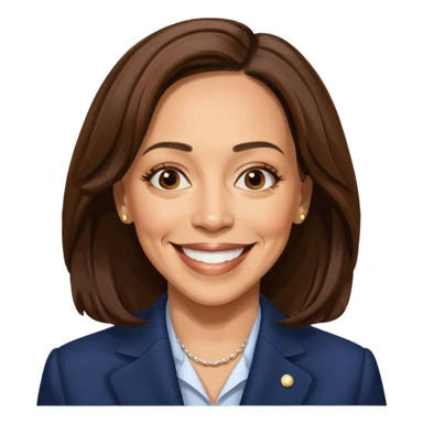 kamala harris happy sticker