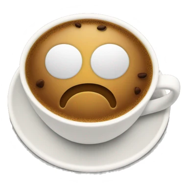 Café en una taza rosita sticker