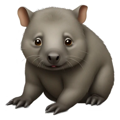 wasted wombat sticker