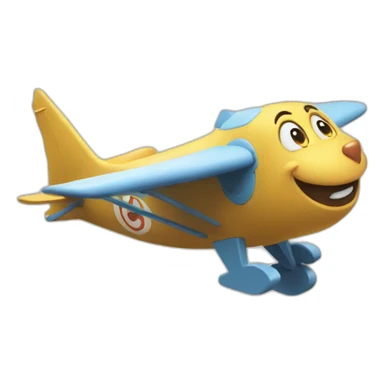 Un chat volant sticker