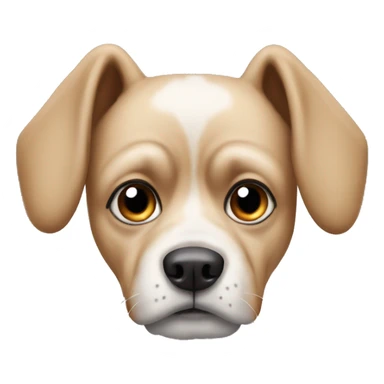 Judgmental looking dog sticker