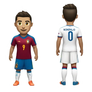 Cristiano Ronaldo with the Venezuela national team shirt, pointing up sticker