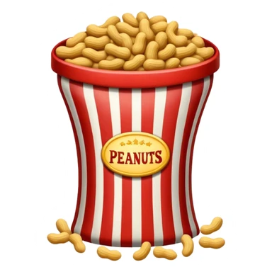 Bag of peanuts at the circus sticker