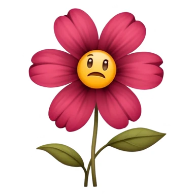 Flower with Poor petal sticker
