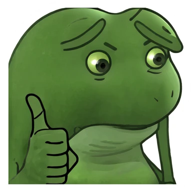 Black girl with her thumb down sticker