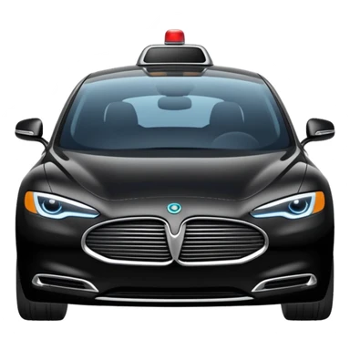 limo luxury self driving car sticker