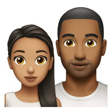 North west and Kim Kardashian  sticker